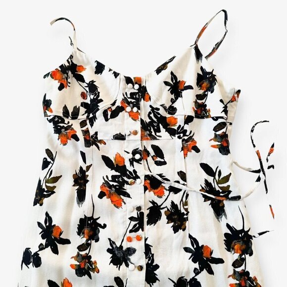 Derek Lam Floral Camisole Dress, Size 6 - Picture 10 of 16